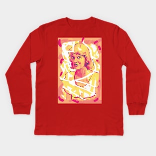 Sylvia Plath Kids Long Sleeve T-Shirt